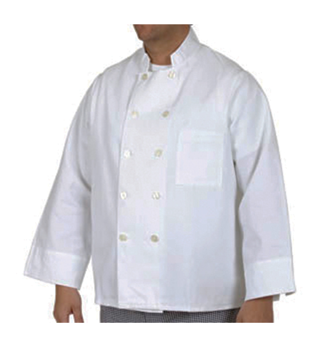 White Chef Coat Large 44"-46"
